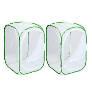 Paquet De 2 Cages Pour Habitat D'insectes Et De Papillons - Neuf