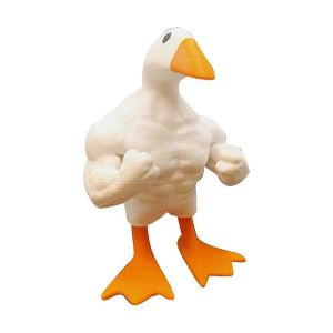 Ornement de statue de canard muscl&eacute; amusant,figurine de porte-outil magn&eacute;tique de canard chamois,&eacute;treinte dr&ocirc;le et Tenaci - Neuf
