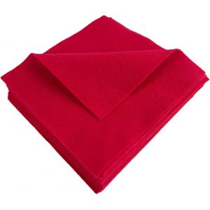 Feutre Souple Blanc, Tissu Feutre Flexible Pour Le Bricolage, 1,4 Mm D'&eacute;paisseur 30x30 Cm Pour Les Projets De Bricolage Et De Couture. - Neuf