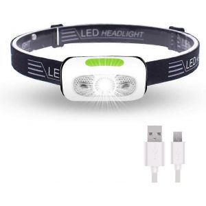 Lampe Frontale Rechargeable Usb Neuve Et Adaptée De 500 Lumens,Légère,Super Lumineuse À Led Pour Coureur - Neuf