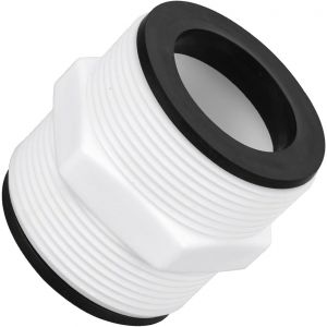 Raccord de Tuyau de Piscine Compatible avec Intex et Coleman,38 mm Adaptateur Tuyau Piscine Hors Sol avec 2 Joints Accessoires Remplacement pour Pompes Filtration et Systèmes au Sel - Neuf
