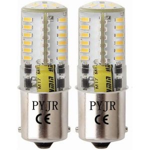 Kal-Ba15s 1156 1141 Ampoule 12v 5 Watt Led Baïonnette Unique Contact, Blanc Chaud 3000k 350lm, Pour L`Éclairage Intérieur Rv Caravane Bateau, Etc. (Lot De 2) - Neuf