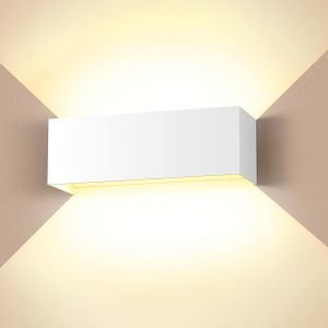 Subzonal-36w Applique Murale Exterieur Blanc Appliques Murales Led 3000k Blanc Chaud Avec Angle De Faisceau R&eacute;glable Lampe Murale Etanche Ip65 Applique Interieur Led - Neuf