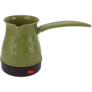 KALANKA-Cafetière Turque, Cafetière électrique Arabe, Grecque et Turque de 500 ML, Bouilloire Chauffante, Cafetière Turque en Acier Inoxydable pour la Maison, Le thé, Le café (Green) - Neuf