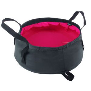 Bassin pliable, seau pliable portable de 12 L, bassin pliable léger et étanche avec sac de transport pour peinture, lavage de bateau, peinture rose rouge - Neuf