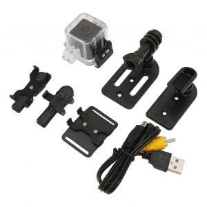 Camera d'action 1080p 12MP 32 pieds etanche avec objectif de vision nocturne a 155 degres pour le sport, la natation et le surf - Neuf