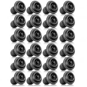 24 Pièces Bouchon De Vin Refermable Pompe À Vin Bouchons À Vide Bouchon À Vin Sous Vide Réutilisable Wine Saver-Dwdz Edition - Neuf