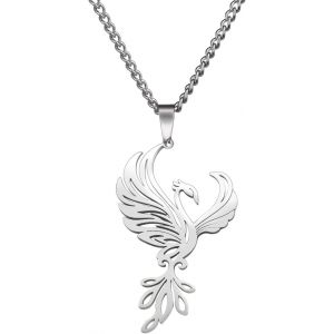 Kal-Phoenix Colliers Pour Femmes Hommes Collier Avec Pendentif Animal Géométrique Collier Avec Pendentif Animal Naturel Collier Avec Pendentif Oiseau Pendentif Charm Bijoux Cadeau - Neuf