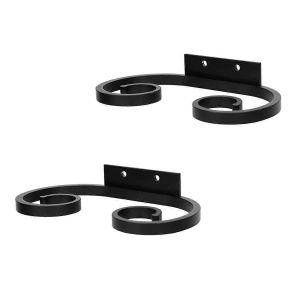 Lot De 2 Supports Muraux Pour Verres &Agrave; Vin En M&eacute;tal - Neuf