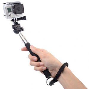 Perche à selfie télescopique de 49 cm pour caméra d'action, perche étanche pour caméras de sport - Neuf