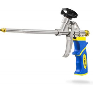 KWEX-Pistolet &agrave; Mousse Expansive Polyur&eacute;thane Pistolet &agrave; Calfeutrer Professionnel avec sortie mousse r&eacute;glable et pr&eacute;cise. Support cartouche en T&eacute;flon. - Neuf