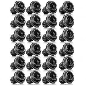 24 Pièces Bouchon De Vin Pompe À Vin Refermable Bouchons À Vide Bouchon À Vin Sous Vide Économiseur De Vin Réutilisable - Neuf