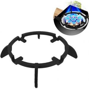 Support De Poêle À Wok En Fonte, Support De Poêle Universel En Fonte, Support De Pot À Café Antidérapant De Haute Qualité, Anneau De Réduction De Wok Pour Cuisinière À Gaz, Cuisini[LAV2229] - Neuf