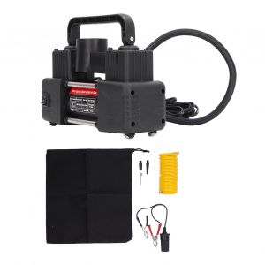 Xyong Pompe A Pneu Portable A Affichage Numerique, 2 Modes D'alimentation, Dc 12 V, Avec Eclairage Led, Pour Motos, Velos Et Canots Pneumatiques - Neuf