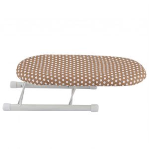 HJLIAN Mini planche a repasser pliable et peu encombrante, ideale pour les voyages, les manches, les poignets et les cols (points) - Neuf