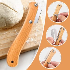 Lame Boulanger,Lame A Pain,Couteau À Pain Avec 20 Acier Inoxydable Lames Pour La Pâte À Pain Bricolage Ustensiles De Cuisson Cuisine - Neuf