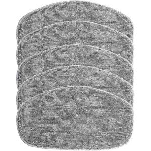 5x Couvercles De Rechange Compatibles Nettoyeur Vapeur Leifheit Cleantenso,Gris - Neuf