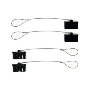 Lot de 4 capuchons anti-poussi&egrave;re noirs style Anderson 175 A pour la protection des connecteurs - Neuf