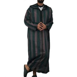 Les Hommes Musulmans De Caftan Robes Pakistan Traditionnel L&acirc;che Moyen-Orient Arabe Abaya Turc Robe De Dubai L'islam En8 M - Neuf