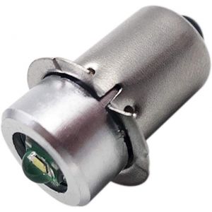 Ampoule LED P13.5S PR2 mise à niveau DC 3-6V 2525 3 W ampoule de rechange pour lampe torche Maglite (lot de 1) - Neuf