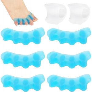 Kalanka-7 Paires Séparateurs D'orteils Silicone Correcteur D'orteil Ecarteur Orteil Redresseur D'orteil Separateur Orteil Pour Oignons Chevauchement Orteils Coudés Orteils En Marteau Orteils En Griff - Neuf