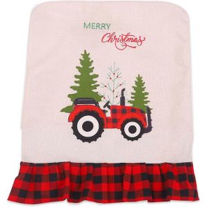 1 Pcs De No&euml;l Housses De Chaise - Neuf