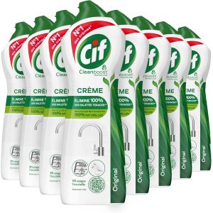 KAL-Crème À Récurer -Cleanboost Technologie Original -Élimine 100% Des Saletés Tenaces Sans Rayer Les Surfaces (Lot Promo De 8X750Ml) - Neuf