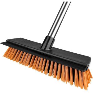 LETNERNY-Balai De Jardin, Balai De Rue Avec Filetage Et Manche À Vis, À Récurer, De Gardin, Pour Nettoyer Le Balcon, La Terrasse, Le Jardin, L'Intérieur Et L'Extérieur - Neuf