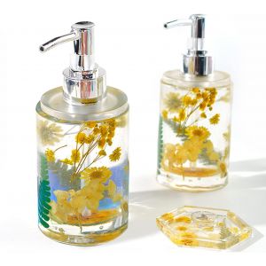 Bouteille De Parfum Moule Resine Epoxy, 2 Pi&egrave;ces Silicone Pour Moulage Kit Bouteille Stockage Moule Bricolage Porte-Stylo Resine Epoxy Complete Bougeoir Cr&eacute;atif Kit Resine Epoxy Complet - Neuf