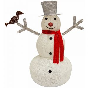 Monster-shop - Figurine De No&Atilde;&laquo;l En Forme De Bonhomme De Neige Avec 100 Led Blanc Froid&iquest; D&eacute;coration Lumineuse De No&ecirc;l, Ext&eacute;rieur Jardin, - Neuf