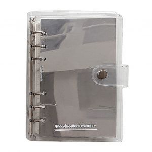 Classeur planificateur exquis, simple, design miroir, portable, planificateur de travail, classeur, carnet avec couverture, Snap The Real - Neuf
