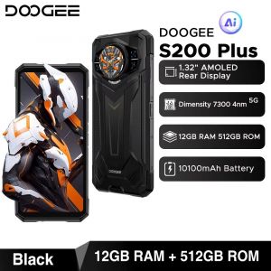DOOGEE S200 Plus 5G 12/512 Go Dual SIM Noir - Neuf