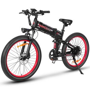 V&eacute;lo &Eacute;lectrique Pliable Samebike Lo26 Plus 1000 W 45 Km/H 48 V 15 Ah 110 Km 26 X 3 Pouces Frein Hydraulique Vtt - Noir - Neuf