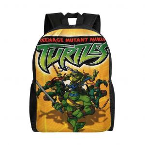 Sac à dos Tortues Ninja pour adolescent, cartable en toile, unisexe, XTYD9327 - Neuf