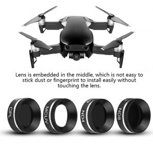 Lot De 4 Filtres Multicouches Pour Objectif De Camera De Drone Dji Mavic Air (Mcuv + Cpl + Nd4 + Nd8)-Qhfen - Neuf