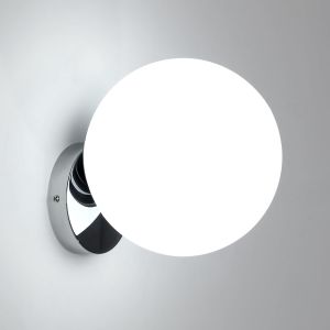 Subzonal-Applique Murale Int&eacute;rieure, Moderne Lampe Murale E27 Avec Abat-Jour Globe, Cr&eacute;ative &Eacute;l&eacute;gante Luminaire Mural Interieur Pour Salon, Chambre, Couloir Et Escalier - Neuf