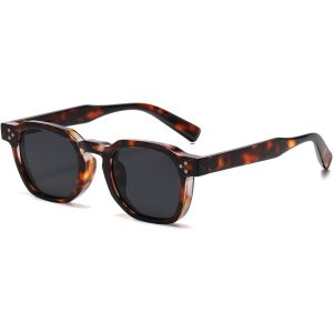 Lunettes De Soleil Hexagonale Femme Homme, Vintage Petites Lunette De Soleil Carré Retro Protection Uv400 - Neuf