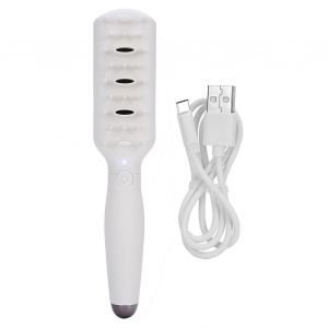 Hjlian Brosse Anti-Odeurs Pour Animaux De Compagnie, Generateur D'ozone Electrique, Peigne De Massage En Abs De Type C Pour Chiens Et Chats - Neuf