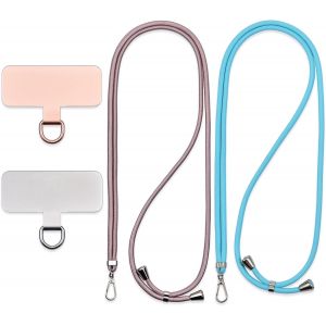 Kal-Cordon Universel Pour Téléphone Portable, Autocollants Métalliques Pour Téléphone Portable, Cordes Réglables, Bretelles Ou Bretelles Pour Libérer Les Mains. - Neuf