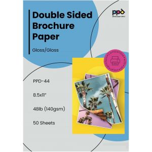LETNERNY-50 X A4 Papier Photo Double Face Brillant, Impression Jet D'Encre, 180G, 50 Feuilles Recto Verso De Qualit¿¿ Photo Professionnelle, -44¿C50 - Neuf