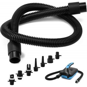 Letnerny-Tuyau De Gonflage 1m Avec 7 Pcs Buses À Clapet Adaptateur Tuyau Gonflage Kayaks Adaptateur Pompe Gonflable Adaptateur Gonfleur Paddle Pour Planches À Pagaie, Bateaux Gonflables, Kayaks - Neuf