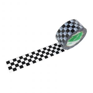 Ruban Adh&eacute;sif D'emballage, Ruban Adh&eacute;sif &Eacute;pais, Entrep&ocirc;t, Fermeture De Carton, Usine, &Agrave; Carreaux Noirs Et Blancs R&eacute;f. : 3723 - Neuf