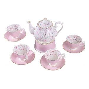 Ensemble Tasse Pour Soucoupe À Thé Rose Vintage - Neuf