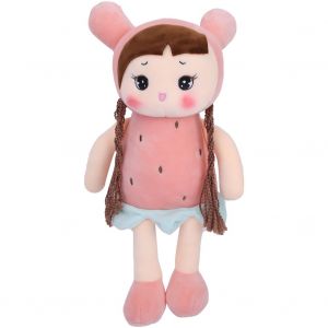 Adorable Petite Poupee Fille De 35 Cm, Peluche Douce En Coton Pour Enfants, Magnifique Cadeau Decoratif - Neuf