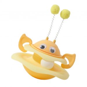 Tumbling Rotation Jouet De Chat Pour Un Petit Chat Interactif D'abeille De Design Pour Le Jeu Actif, Un Mat&eacute;riau Durable, En S'engageant Plaisir - Neuf