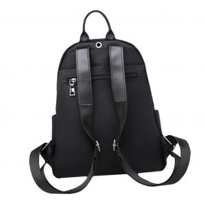 Sac a dos impermeable en tissu Oxford pour femme, leger, noir, ideal pour les voyages, le camping et la randonnee en plein air. - Neuf