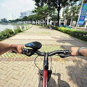 Powerade 477078 Enceinte Portable Bluetooth 5 W Pour V&eacute;lo Avec Fonction Mains-Libres Et 15 H D'Autonomie,Splashproof,Sonnette - Noir - Neuf