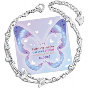 Silver Bracelet Woman Jewellery Woman Gift Woman Gift Manan Sister Best Friend Gift Mum Idea Gift Woman Birthday Woman Wedding Christmas Gift For Sisters Mother Woman Daughter - Neuf