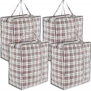 SJZG-Grand Sac De Rangement Jumbo Bag Rangement V&ecirc;tements D&eacute;m&eacute;nagement - Multipack (Lot De 4) - Neuf