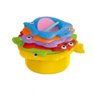 Gobelets Empilables Pour Jouets De Bain Pratiquez La Motricit&eacute; Reconnaissance Des Couleurs Et Des Formes Pour - Neuf